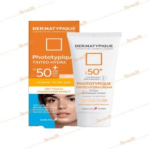 ضد آفتاب رنگی پوست خشک +SPF50 درماتیپیک(بژ طبیعی)